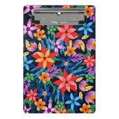 Kleurig exotisch Floral Patroon Mini Klembord (Voorkant)