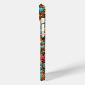 Kleurig floreel patroon Case-Mate iPhone case (Achterkant / Links)