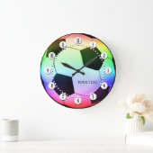 kleurig Football Grote Klok (Huis)
