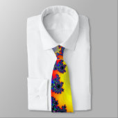 Kleurig fractaal ontwerp: Necktie/Stropdas Stropdas (Gebonden)