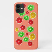 Kleurig fruitig vruchtpatroon Case-Mate iPhone case (Achterkant)