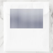 Kleurig geborsteld aluminium getextureerd rechthoekige sticker (Tas)