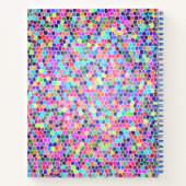 Kleurig gekleurd glas notitieboek (Achterkant)