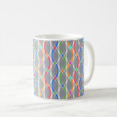 Kleurig geometrisch patroon. koffiemok (Voorkant rechts)