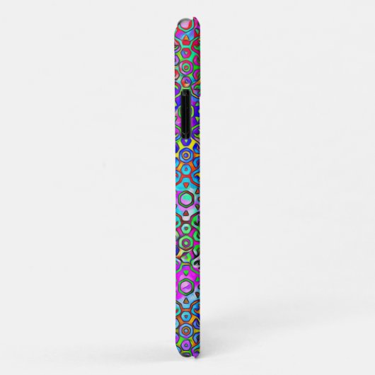 Kleurig Glas in lood ontwerp Case-Mate iPhone Case (Achterkant/rechts)