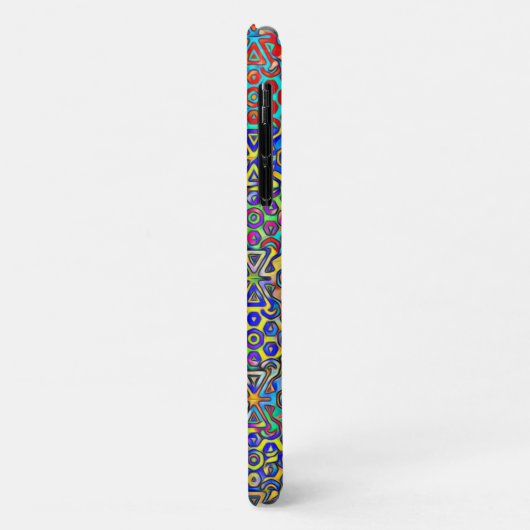 Kleurig Glas in lood ontwerp Case-Mate iPhone Case (Achterkant/links)
