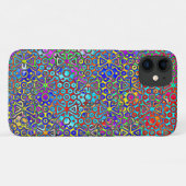 Kleurig Glas in lood ontwerp Case-Mate iPhone Case (Achterkant (horizontaal))