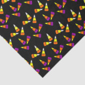 Kleurig Halloween Candy Corn Pattern-papier Tissuepapier (Detail)