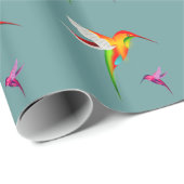 Kleurig handvogelplukpapier cadeaupapier (Rol Hoek)