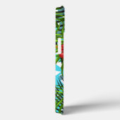 Kleurig Hawaii tropisch patroon in wilde bloemen v Case-Mate iPhone Case (Achterkant / Rechts)