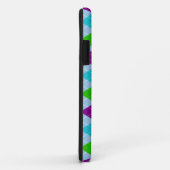 Kleurig, helder, lichtharlequin-geometrisch patroo Case-Mate iPhone case (Achterkant/rechts)