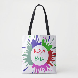 Kleurig Holi-patroon Draagtas