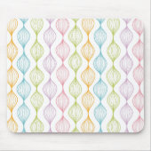 Kleurig horizontaal ogeenpatroon muismat (Voorkant)