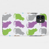 Kleurig kattenpatroon Case-Mate iPhone case (Achterkant (horizontaal))