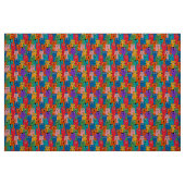 Kleurig kattenpatroon stof (Fat Quarter)