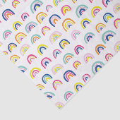 Kleurig kinder regenboogpatroon tissuepapier (Detail)