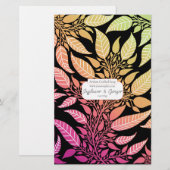 Kleurig laffy Design Soap Wrap Papierblad (Voorkant / Achterkant)