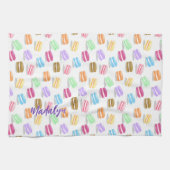kleurig macaronpatroon theedoek (Horizontaal)