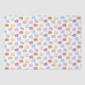 kleurig macaronpatroon tissuepapier (Voorkant)
