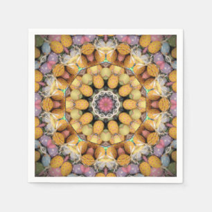 Kleurig Mandala gepatenteerd paaspapier Servet