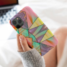 Kleurig marmer roze paars blauw Matig esthetisch