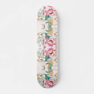 Kleurig marmerpatroon skateboard