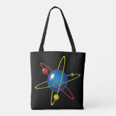 Kleurig model van de Atom Draagtas (Achterkant)