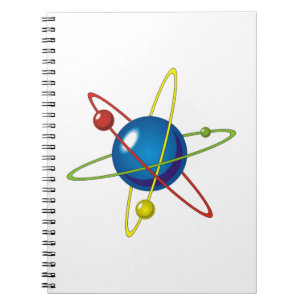 Kleurig model van de Atom Notitieboek