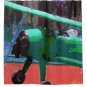 Kleurig modelvlak douchegordijn (Voorkant)