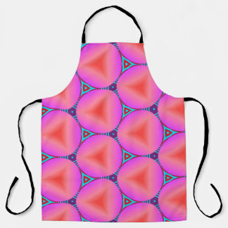 Kleurig naadloos patroon met eenvoudige geometrisc schort