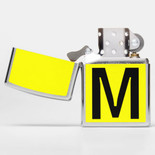 Kleurig neongeel monogram Gepersonaliseerd