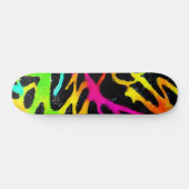 Kleurig neonspleetverfontwerp skateboard (Horizontaal)