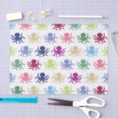 Kleurig octopuspatroon tissuepapier (Craft)