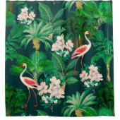 Kleurig oerwoud douchegordijn (Voorkant)