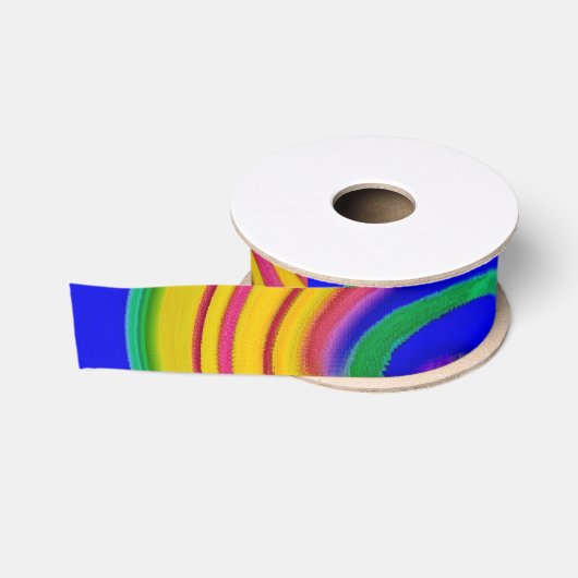 Kleurig ontwerp grosgrain lint (Spoel)