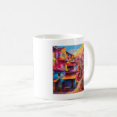 Kleurig ontwerp koffiemok (Voorkant rechts)