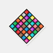 Kleurig ontwerp servet (Hoek)