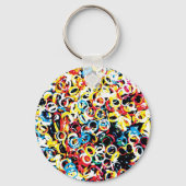 Kleurig ontwerp sleutelhanger (Voorkant)