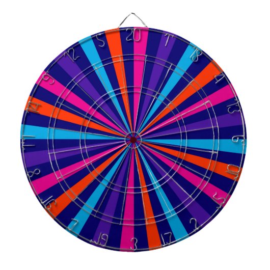 Kleurig ontwerp van het draaiende wiel voor Sun Bu Dartbord (Voorkant)