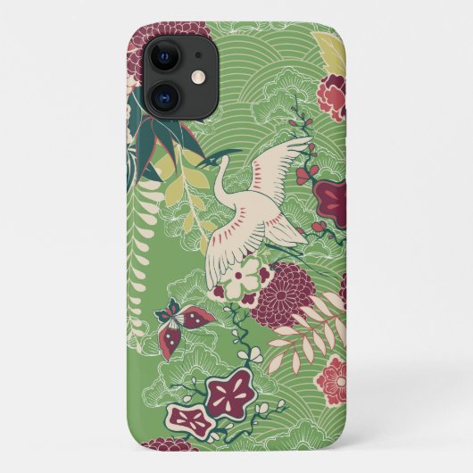 Kleurig oosterse zijde Case-Mate iPhone case (Achterkant)