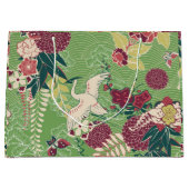 Kleurig oosterzijdepatroon groot cadeauzakje (Voorkant)