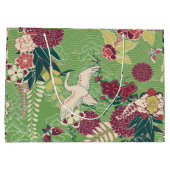 Kleurig oosterzijdepatroon groot cadeauzakje (Achterkant)