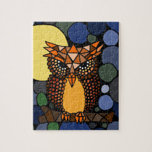 Kleurig origineel Abstract kunstontwerp voor de bo Legpuzzel