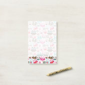 kleurig ovenpatroon post-it® notes (Op bureau)