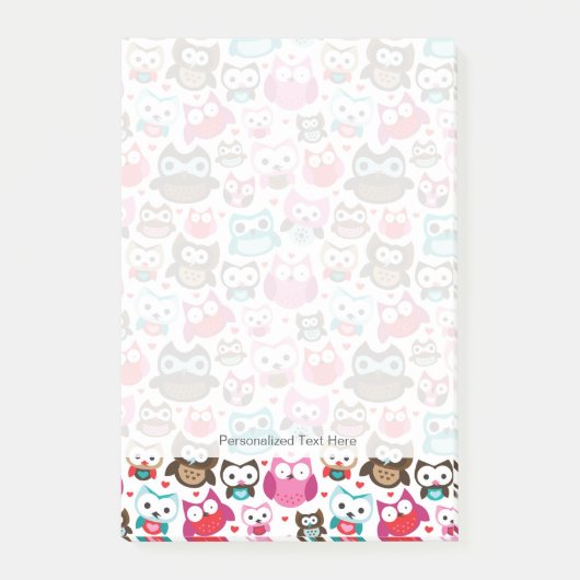 kleurig ovenpatroon post-it® notes (Voorkant)