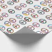 Kleurig papier voor gebarentaal voor vredeshandtek (Hoek)