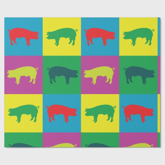 Kleurig papier voor het ompakken van varkens (Vlak)