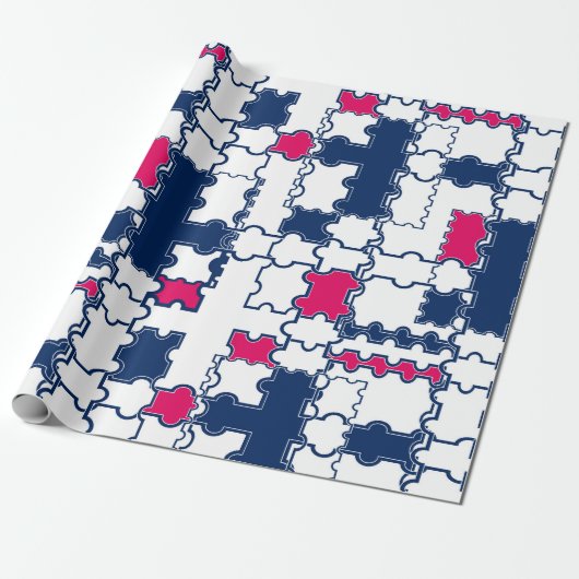 Kleurig patroon, elegant cadeaupapier (Uitgerold)