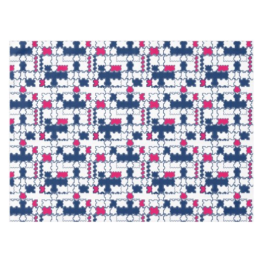 Kleurig patroon, elegant tafelkleed (Voorkant (Horizontaal))