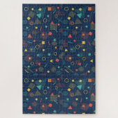 Kleurig patroon onmogelijk legpuzzel (Verticaal)